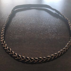 Forever 21 gold and black headband